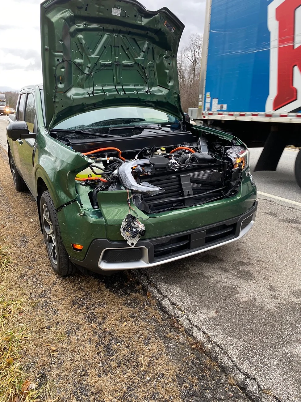 Ford Maverick Deer collision damage results in $6k repair. Insurance lessons learned IMG_5205