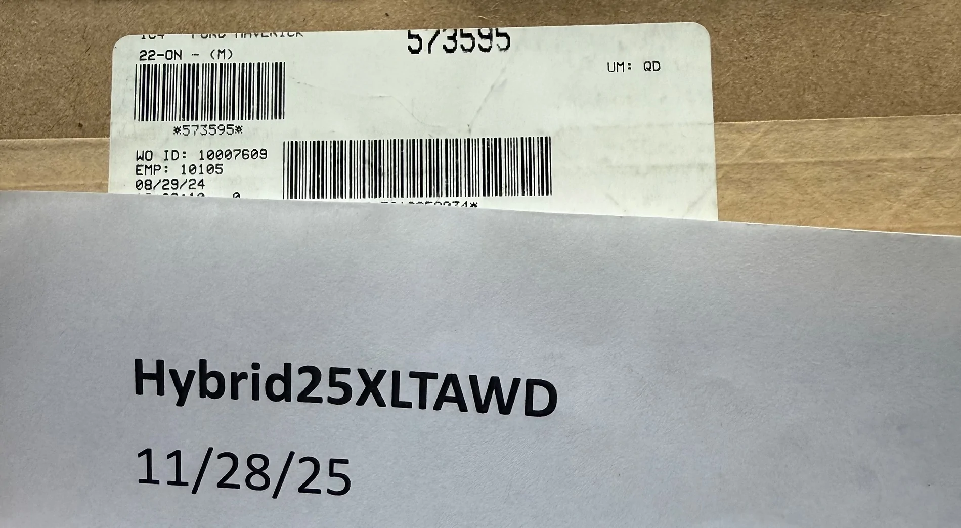 Ford Maverick EGR 573595 Matte finish in-channel window visors IMG_4203