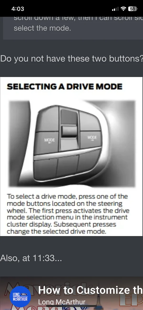 Ford Maverick Changing driving mode? IMG_1016
