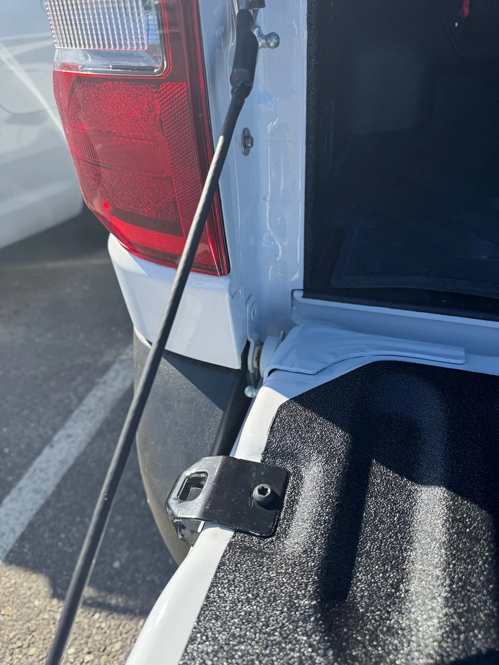 Ford Maverick Purpose of the brackets on the 2025 Maverick tailgate IMG_1401