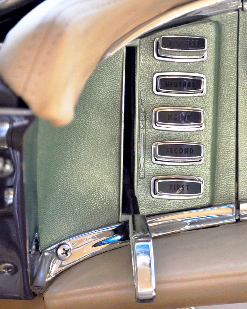 Ford Maverick For those that complain about the dial shifter... 1950s-gear-shift-h-784x1024