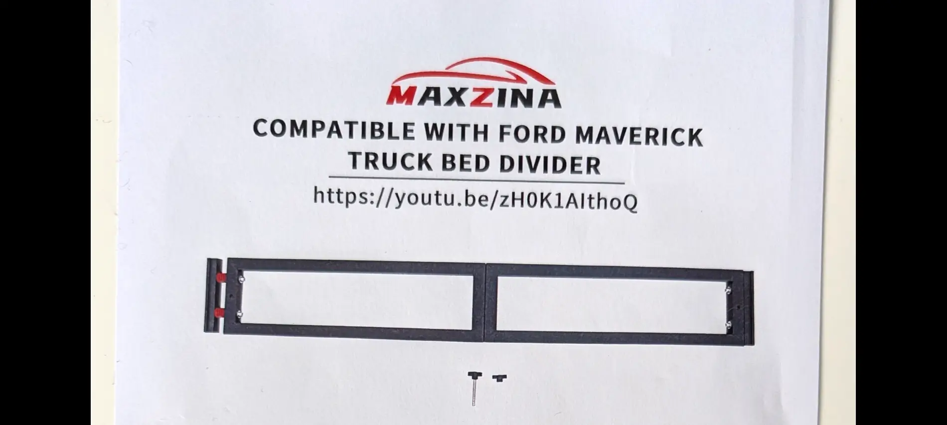 Ford Maverick Maxzina Truck Bed Divider Review Screenshot_20251203-202714