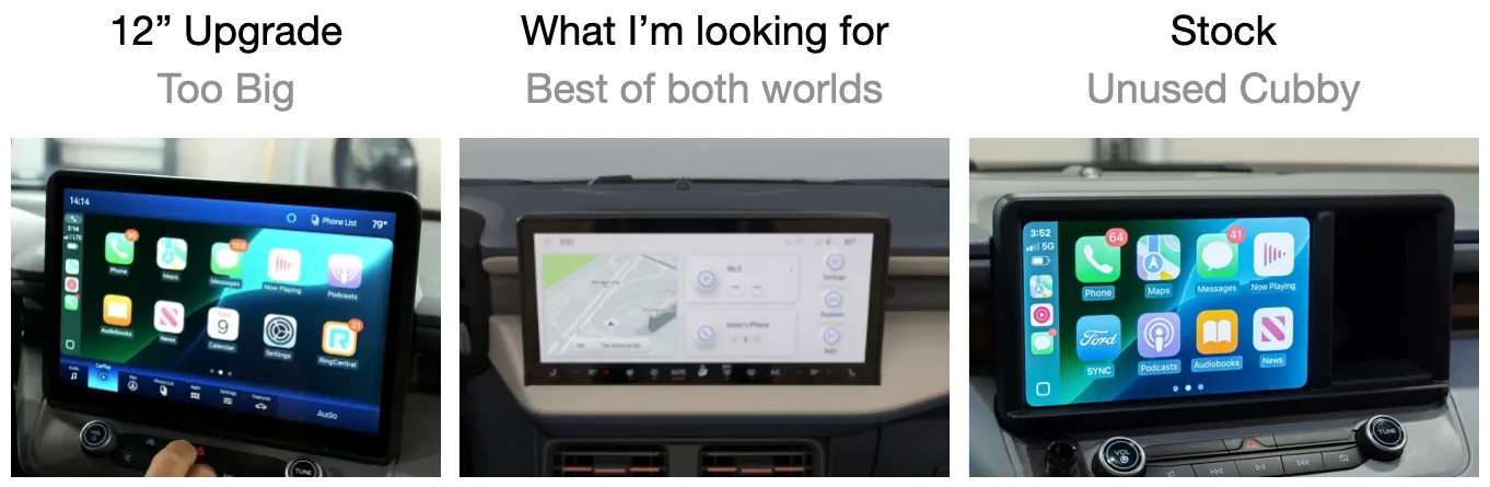 Ford Maverick Stock+ Screen? Screenshot 2025-12-04 at 12.25.15 PM