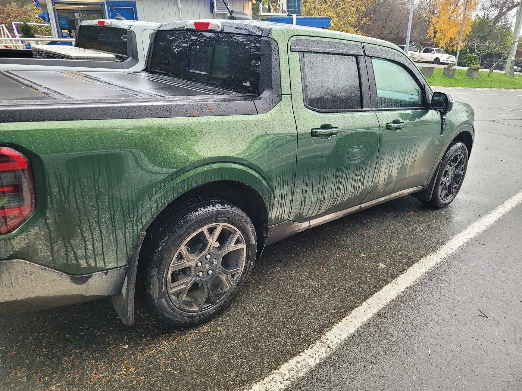 Ford Maverick Evergreen in an Eruption Green.... 20251207_103740