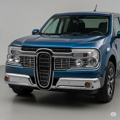 Ford Maverick No more hate for the 2025 facelift's new front end design? MavEdsel-2
