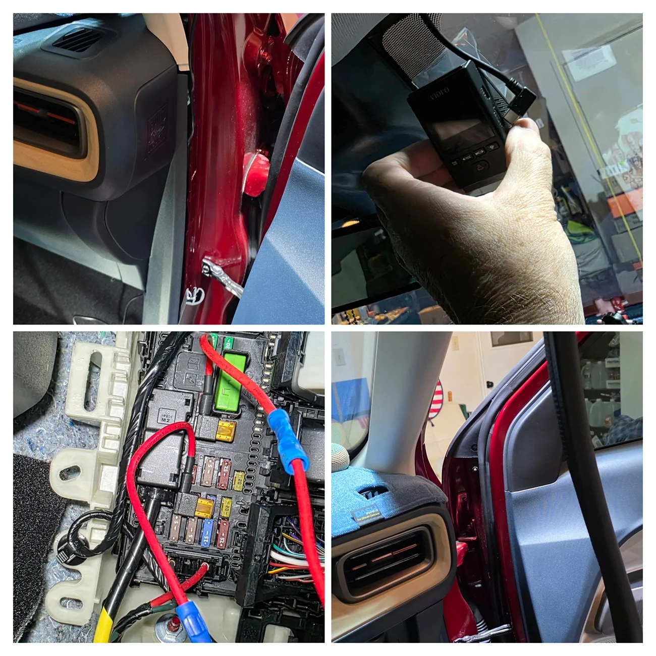 Ford Maverick Hardwire install Dash Cam Fuse3 ACC / Fuse5 constant power 20251210_193415-COLLAGE