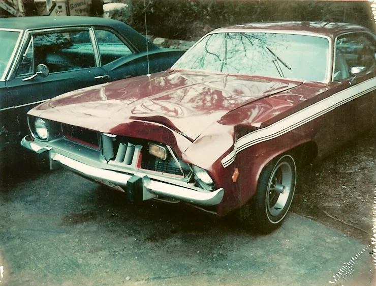 Ford Maverick Deer collision damage results in $6k repair. Insurance lessons learned 1976-Cuda Crunch-2