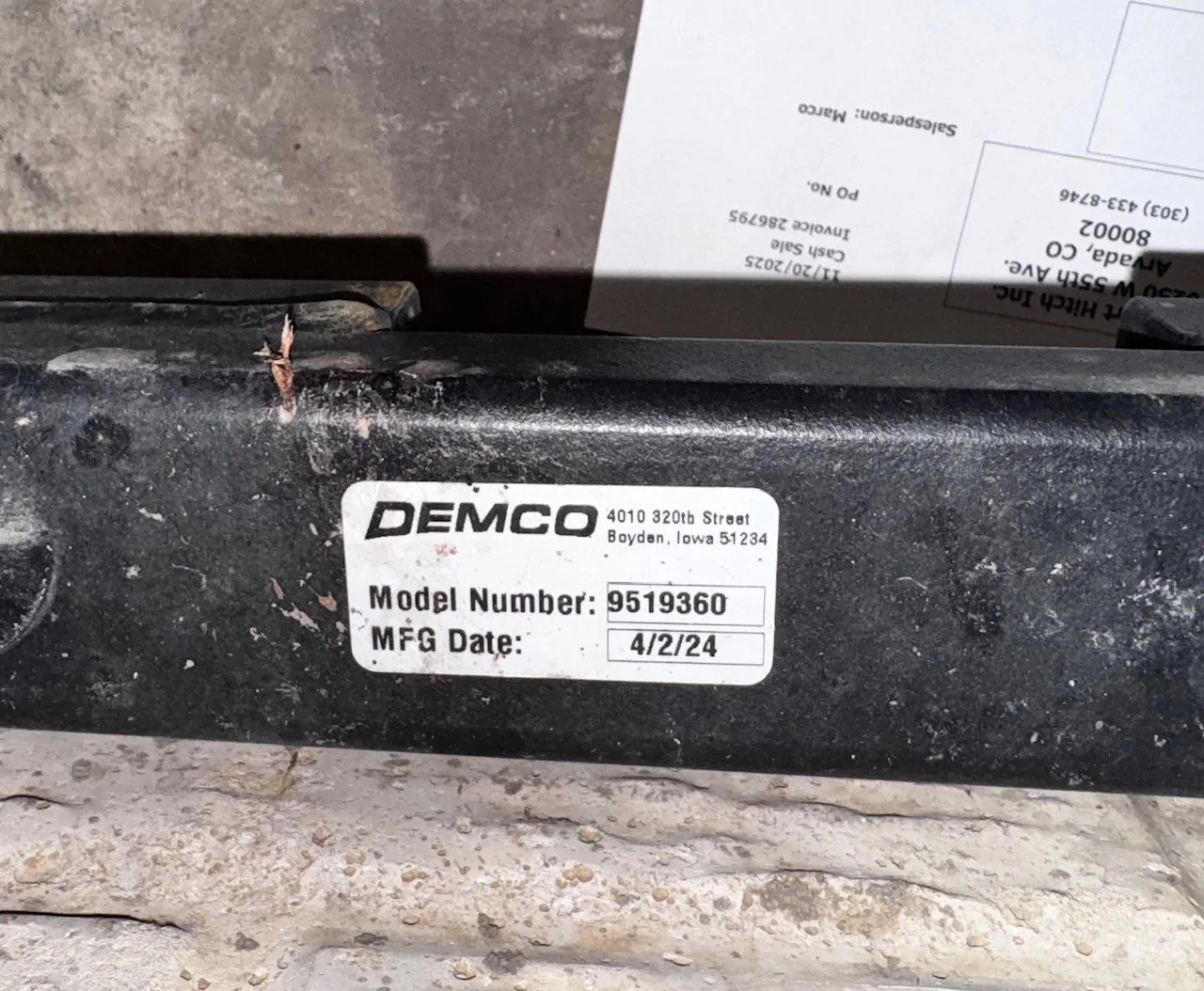 Demco Owner Colorado - DEMCO Baseplate for 2022 to 2024 Maverick Hybrid, used less ...