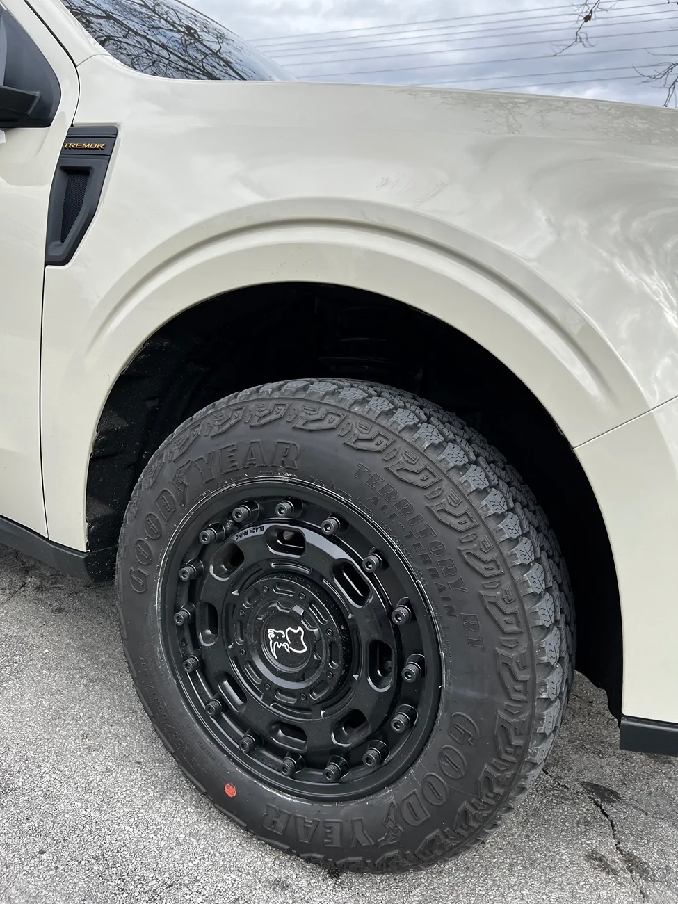 Ford Maverick New wheels for my Maverick Tremor: 17" Black Rhino Atlas +38 offset IMG_6811
