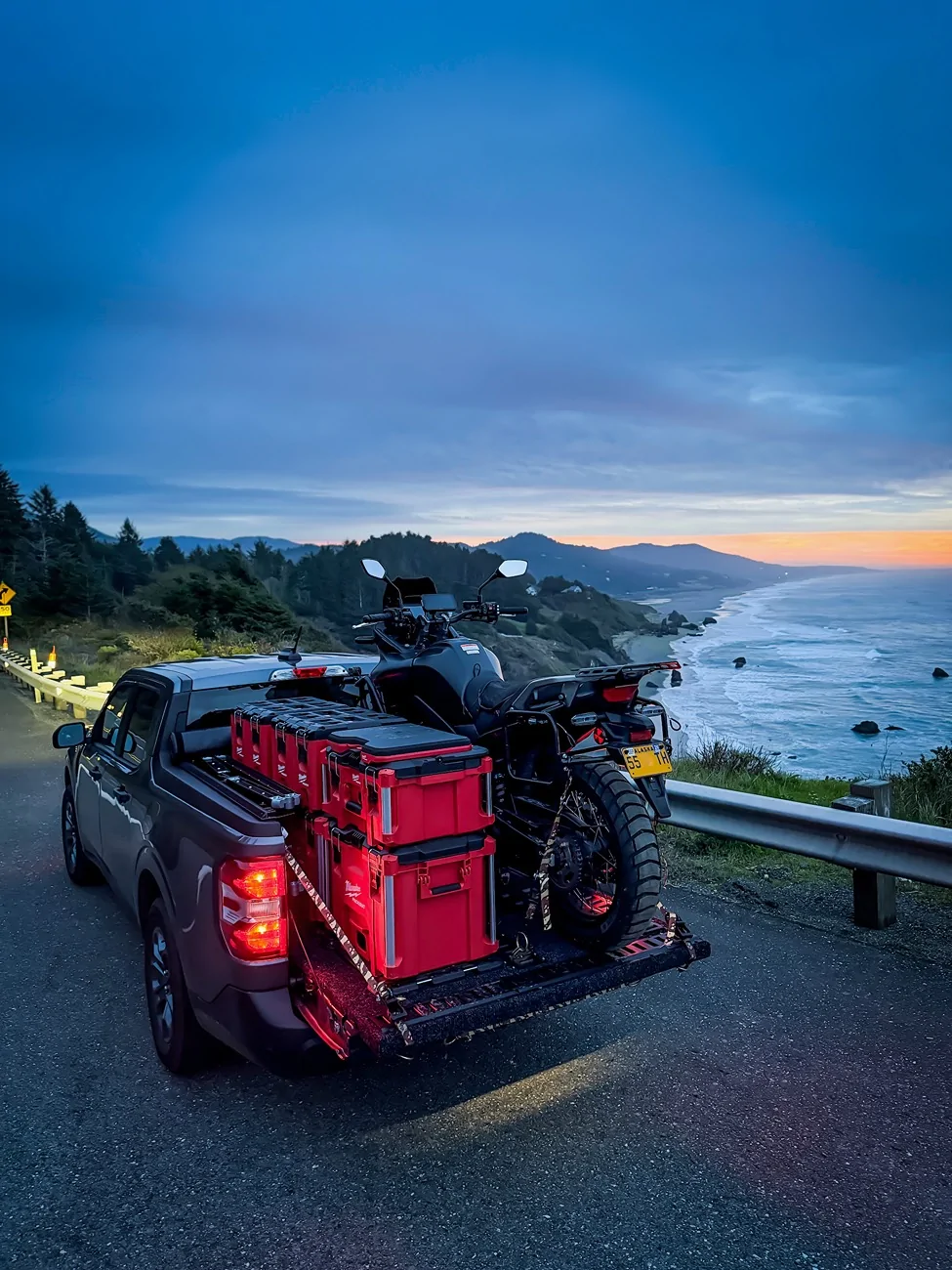 Ford Maverick Hybrid AWD Hauling a Motorcycle Bed - 14 of 20