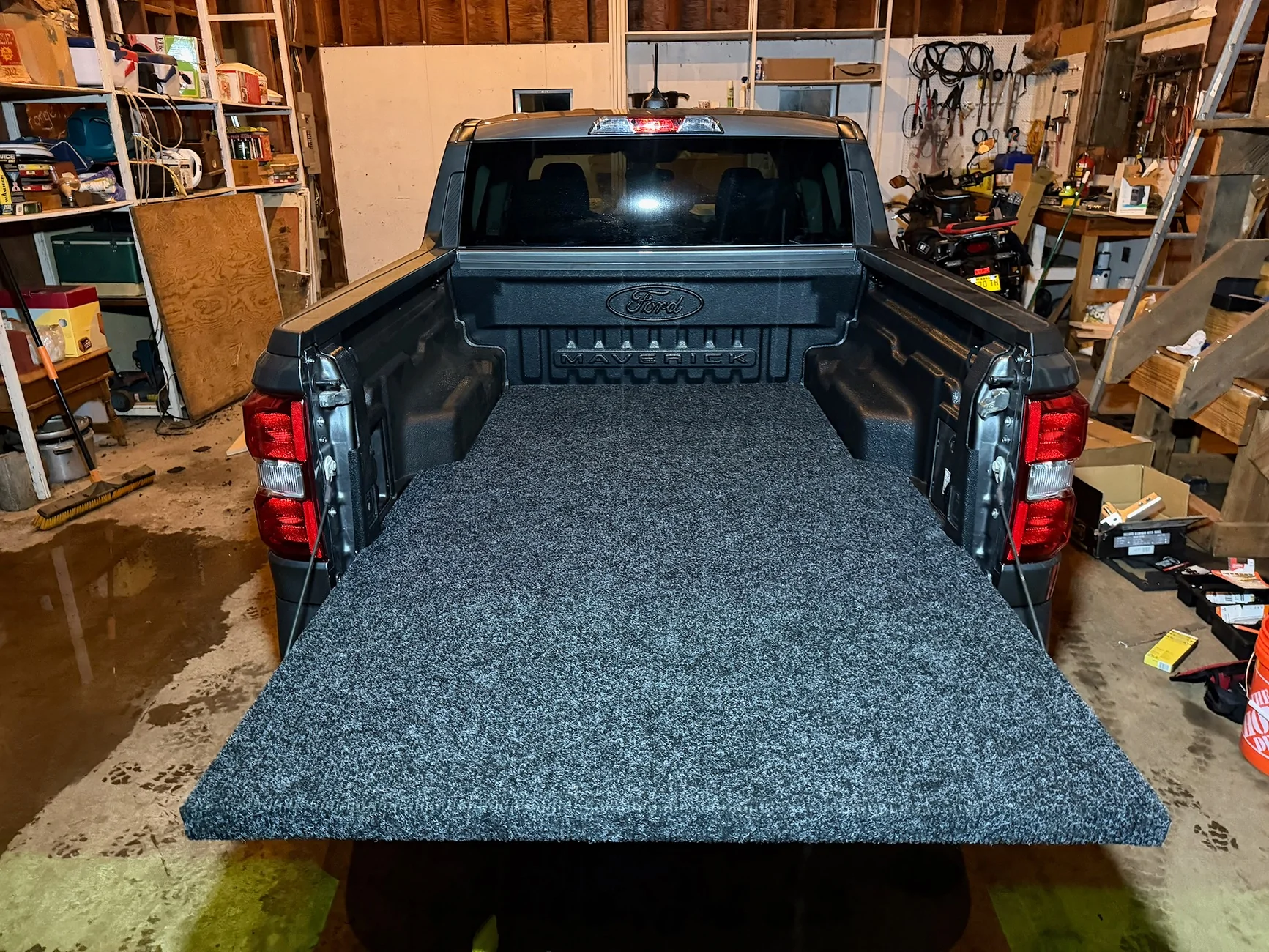 Ford Maverick Hybrid AWD Hauling a Motorcycle Bed - 7 of 20