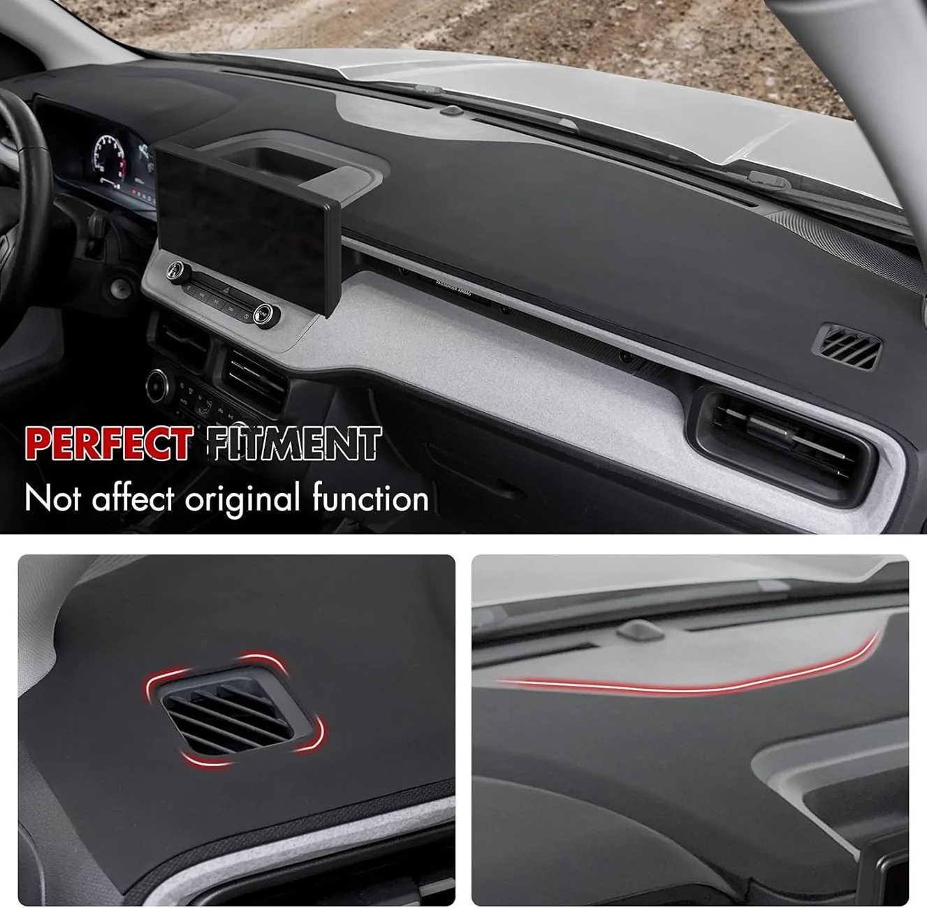 Ford Maverick Mabett Silicone Dashboard Cover for 2025 Ford Maverick Available Now! 711W+9XMmAL._AC_SL1500_