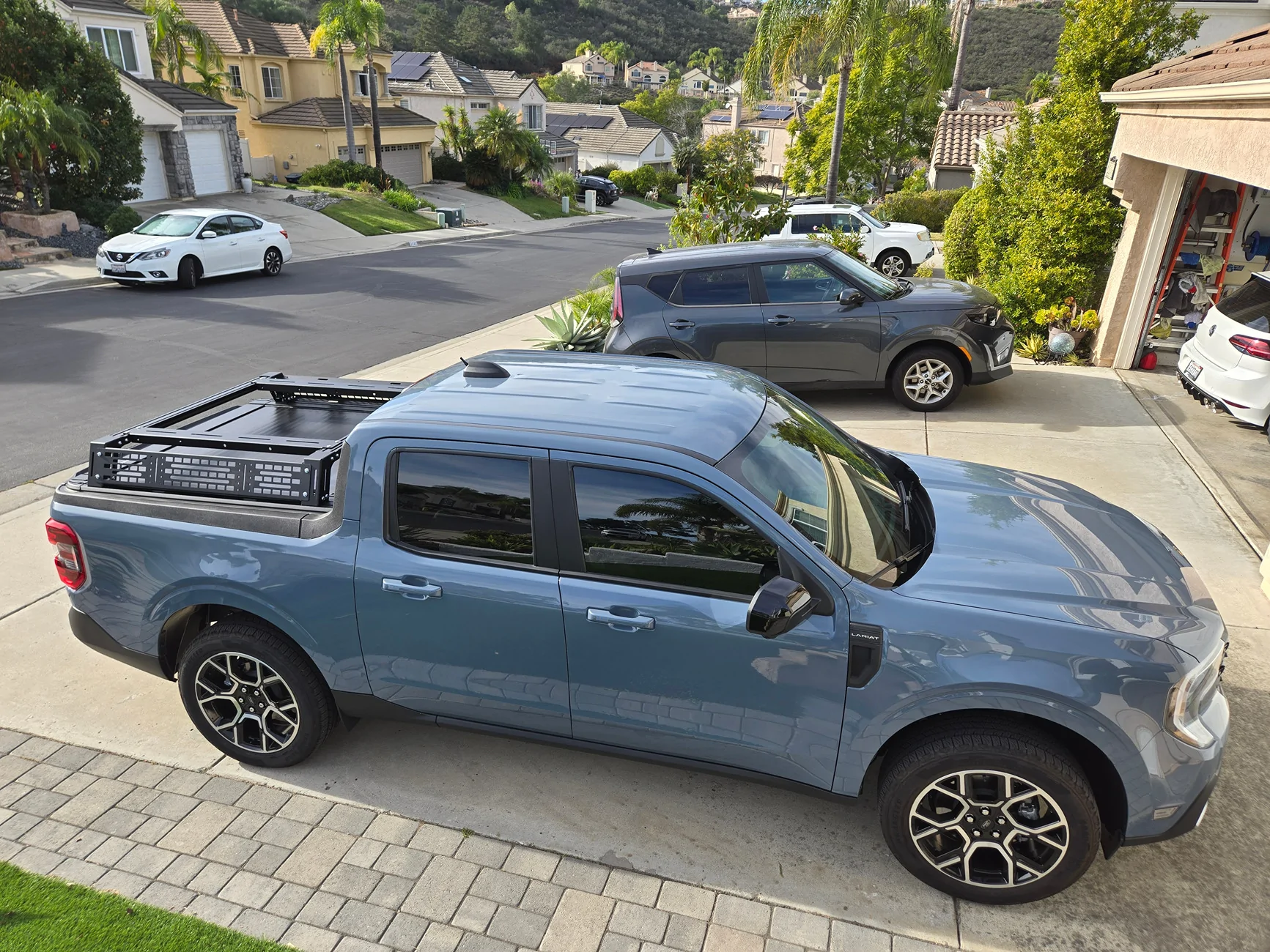 Ford Maverick Custom Cali Raised Low Profile Bed Rack 20251218_135240