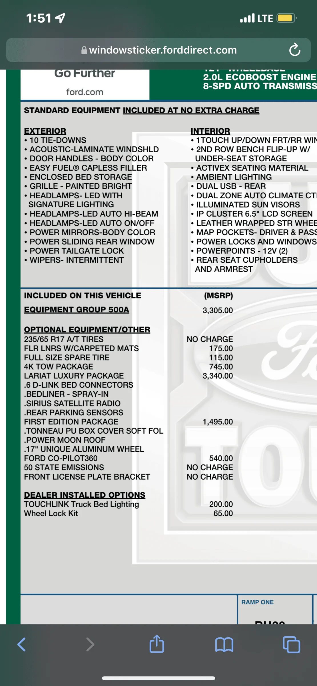 Ford Maverick Maverick Shipped. DC6F133F-B8B8-4A95-A109-900CCAA82718