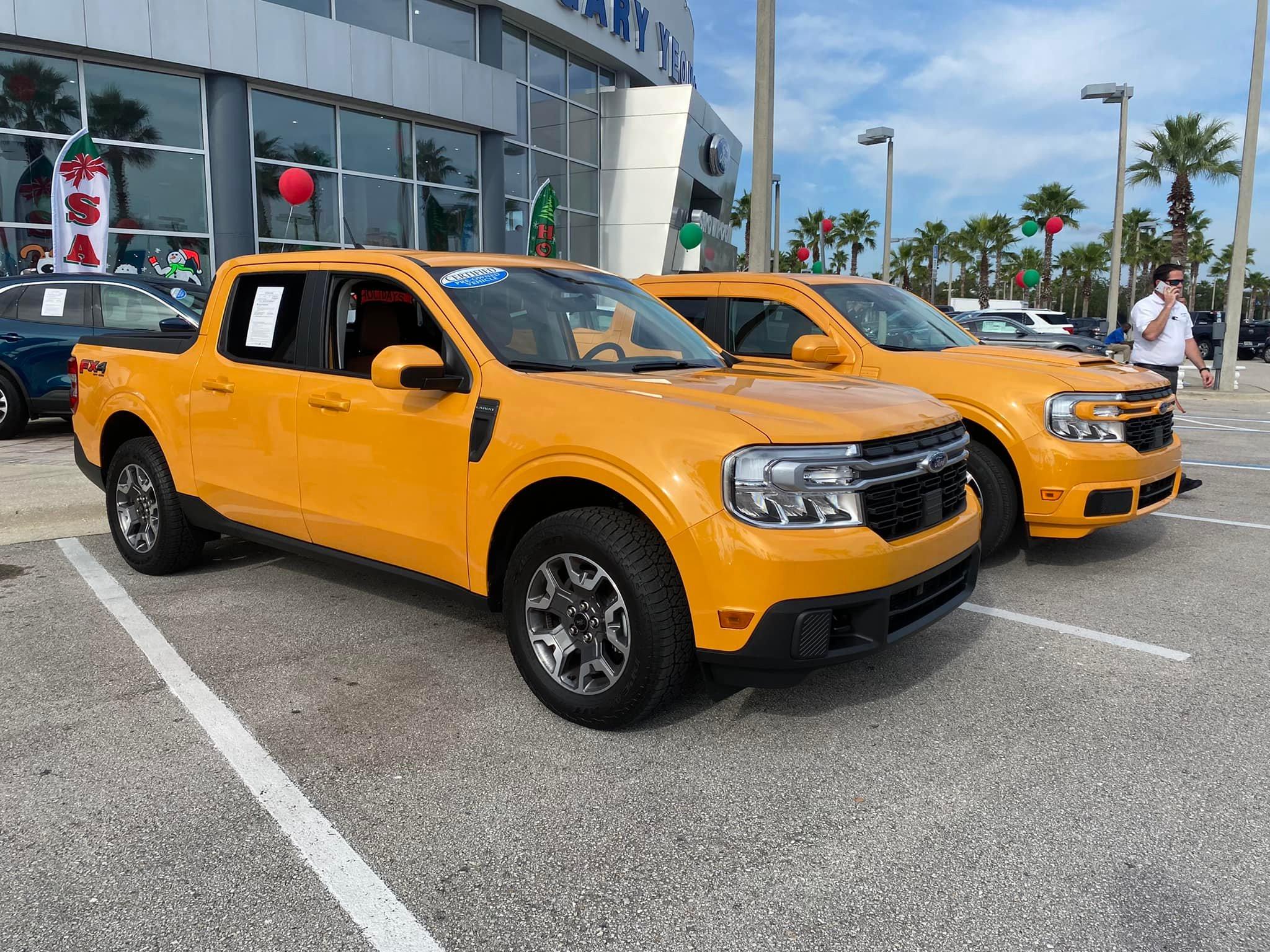 Front & rear bumpers paint matched on Maverick (Cyber Orange) 4.jpg