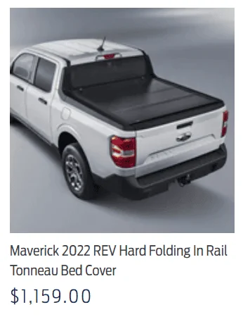 Ford Maverick New bed cover. 1639521576408