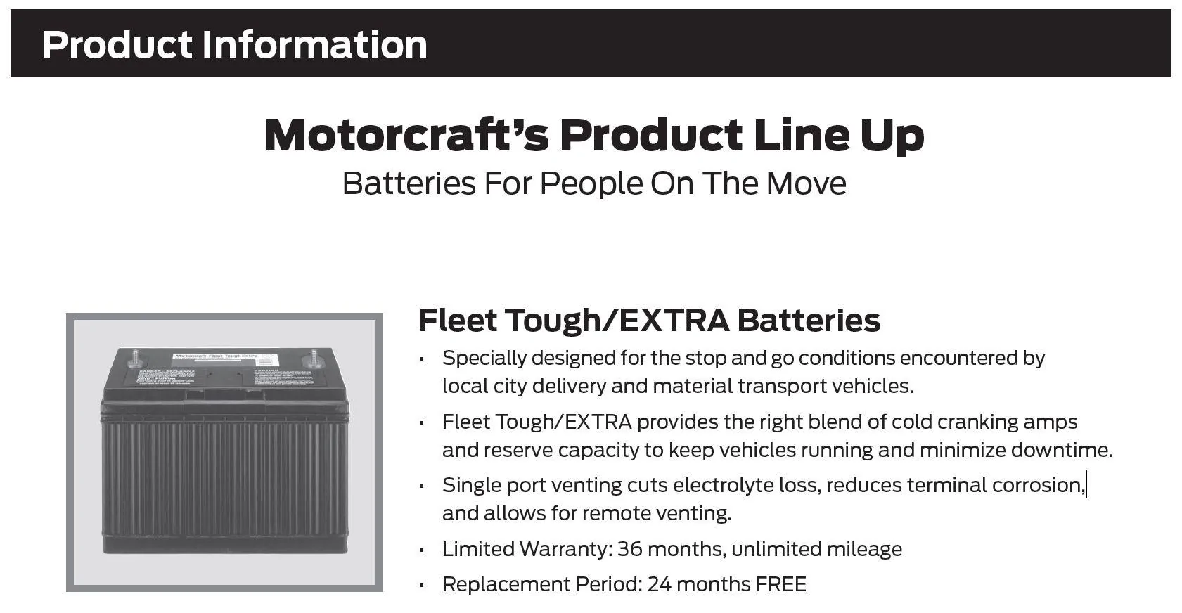 Ford Maverick Hybrid 12V Battery is Single Port Vented to the Outside, Maybe a Fleet Battery Single Port Vent