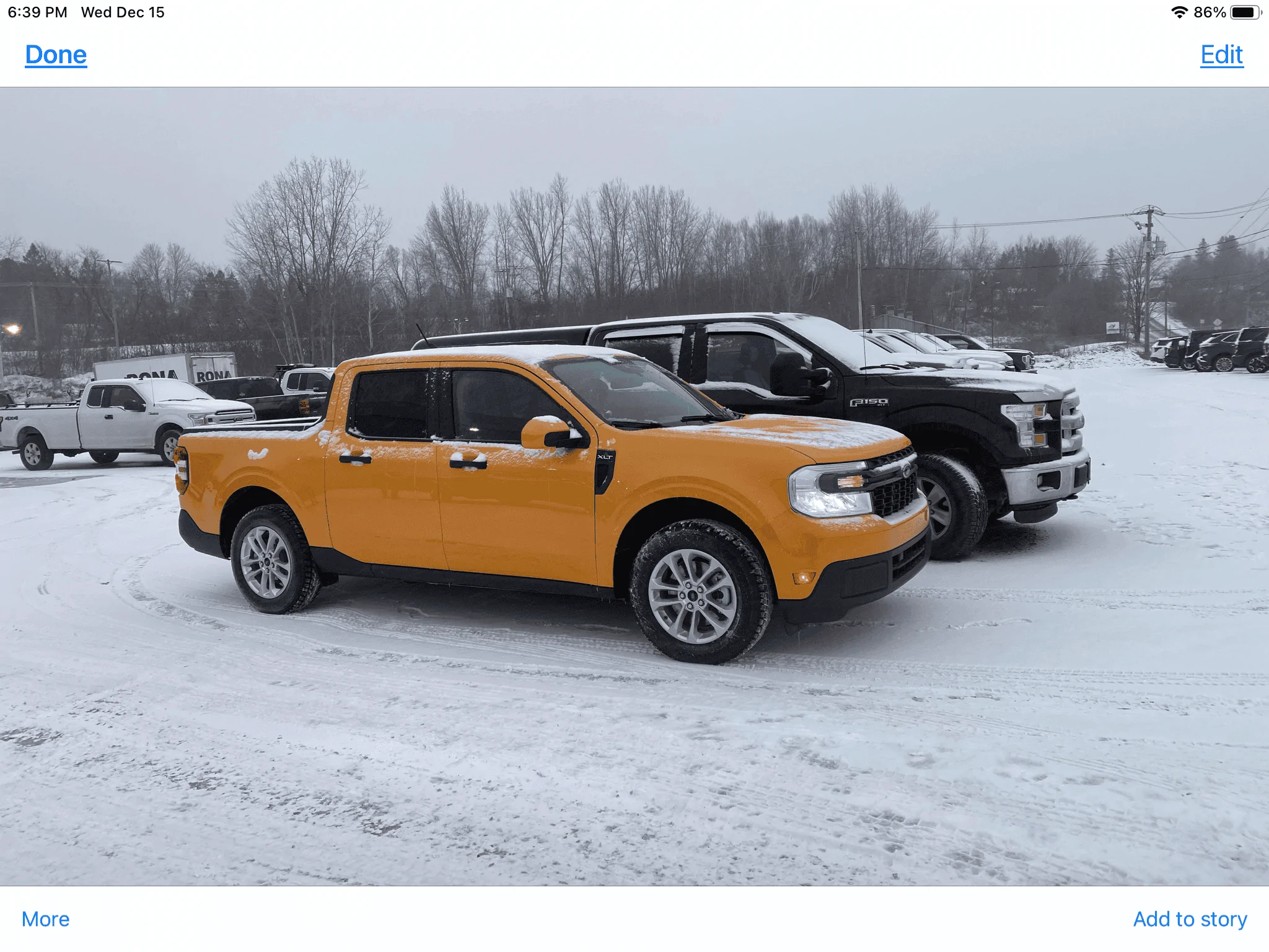 Ford Maverick Our Maverick Picked Up DBC77785-C0B4-4EA1-AD96-225C262FE5D1