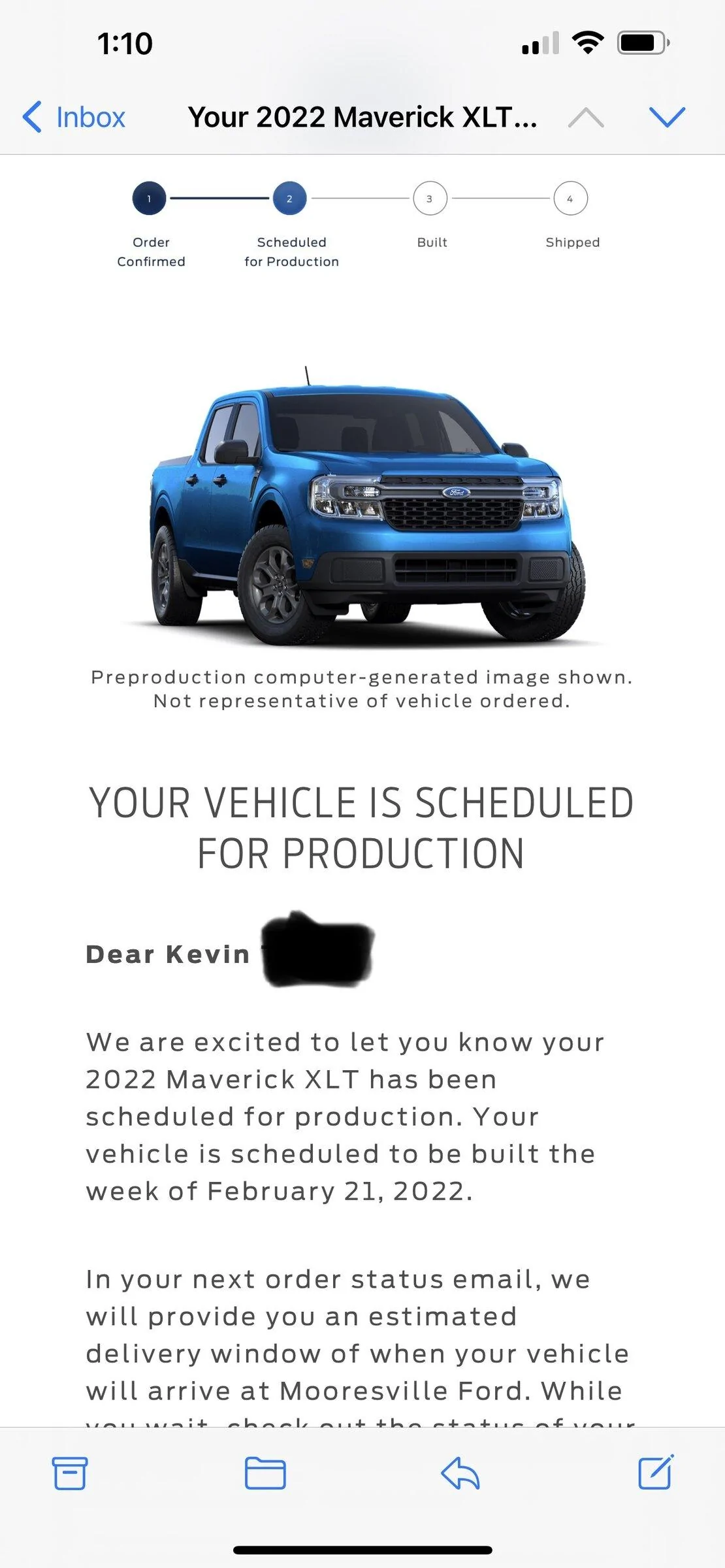Ford Maverick 📣 12/16 Scheduling Email Received Group [Emails Now Arriving!!!] 5102E981-4853-4946-8620-082AD19CE6E9