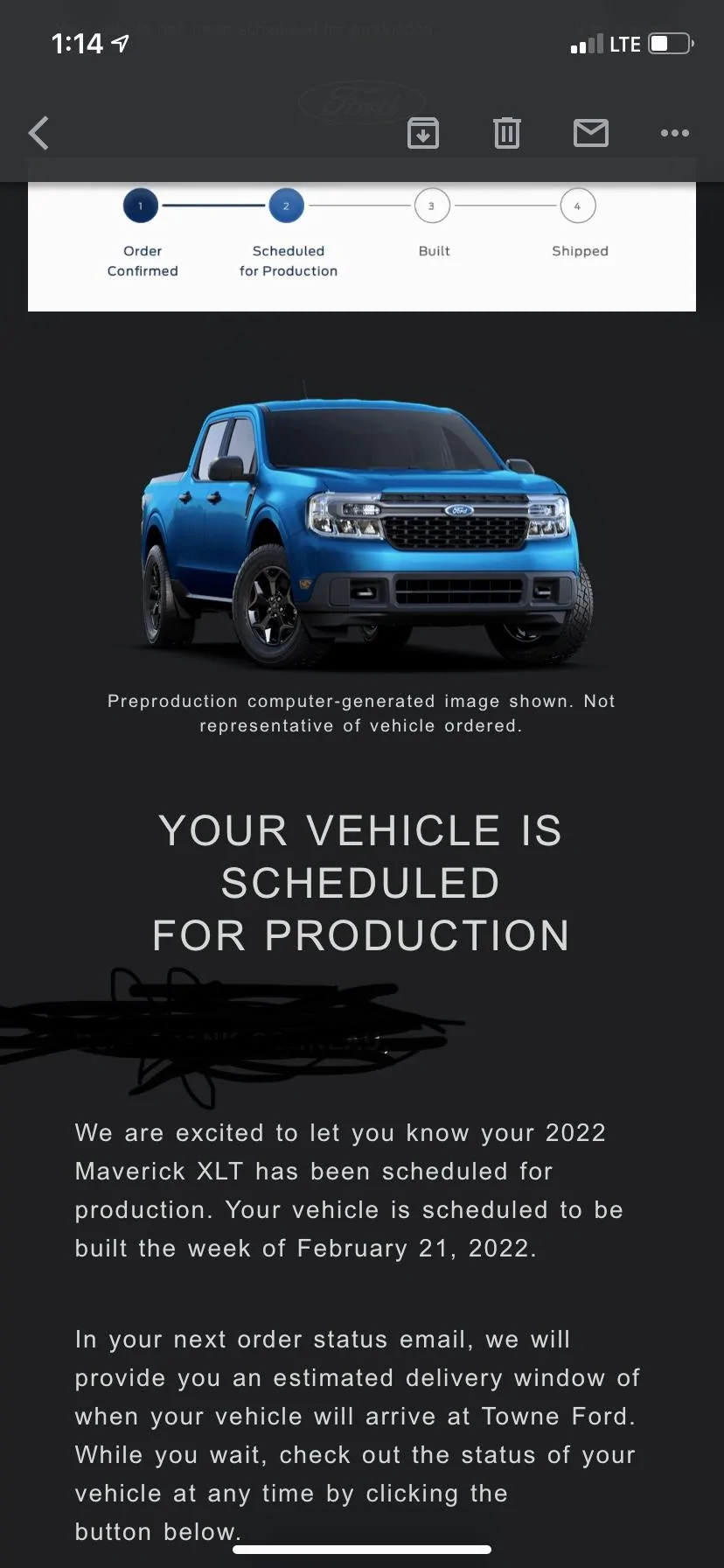 Ford Maverick 📣 12/16 Scheduling Email Received Group [Emails Now Arriving!!!] 8D8C892C-3EF6-4A5D-A603-A15724F9C383