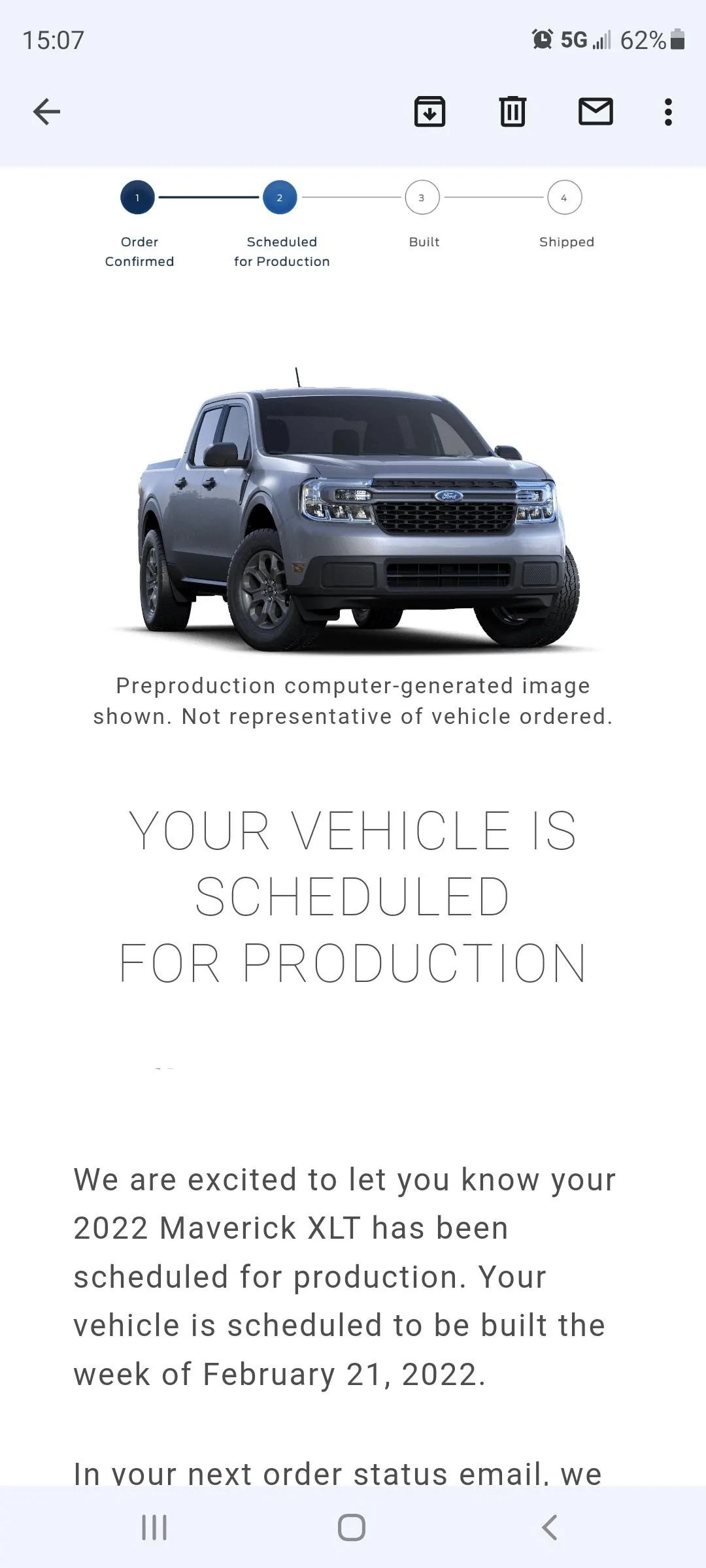 Ford Maverick 📣 12/16 Scheduling Email Received Group [Emails Now Arriving!!!] Screenshot_20211216-150715_Gmail