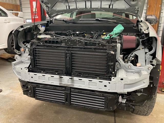 Ford Maverick Buschur Maverick 2.0 EcoBoost front mount intercooler FMIC development 5AD264AC-70F5-4764-B3A8-319CAD4B5A0C.JPG