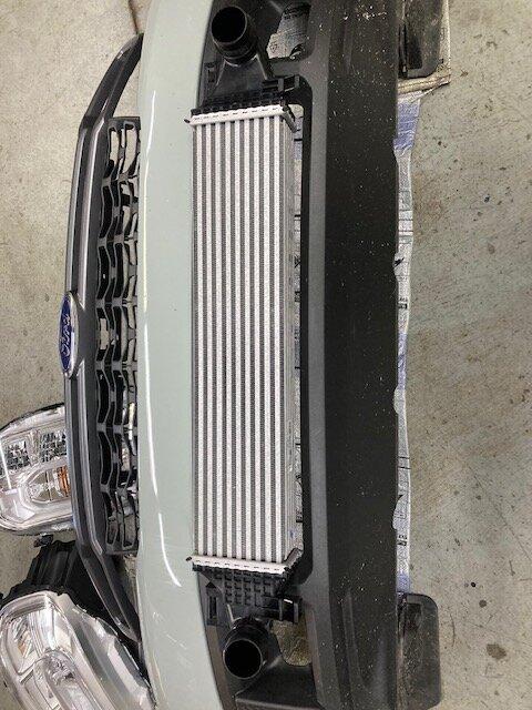 Ford Maverick Buschur Maverick 2.0 EcoBoost front mount intercooler FMIC development IMG_0489