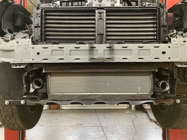 Ford Maverick Buschur Maverick 2.0 EcoBoost front mount intercooler FMIC development IMG_0490