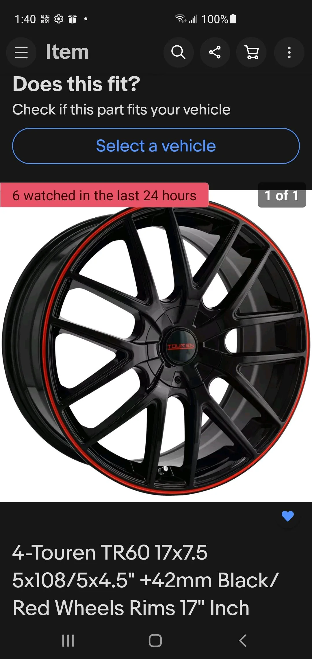 Ford Maverick Aftermarket wheels on a hybrid Maverick Screenshot_20211218-014007_eBay
