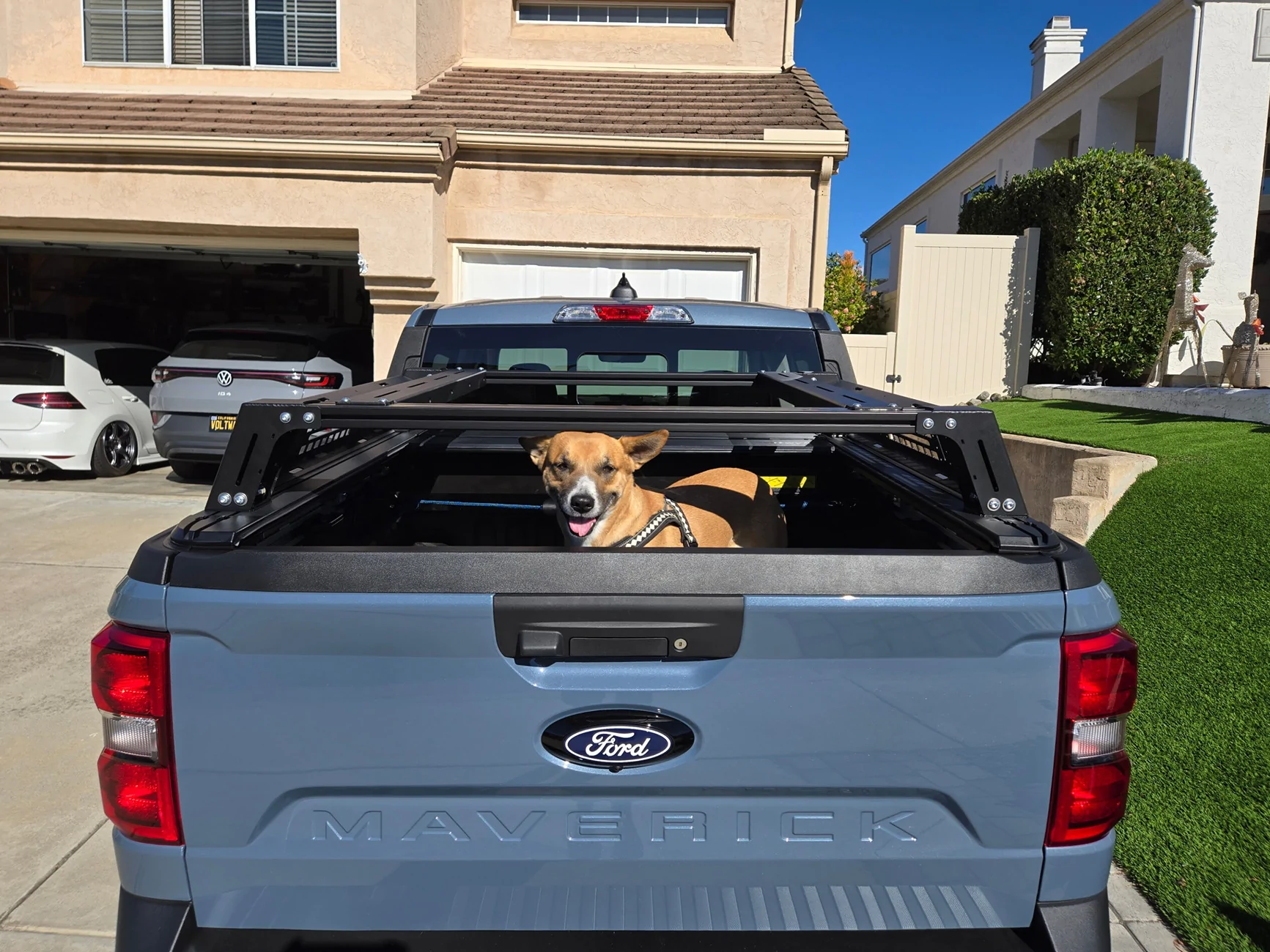 Ford Maverick Custom Cali Raised Low Profile Bed Rack 20251219_120551
