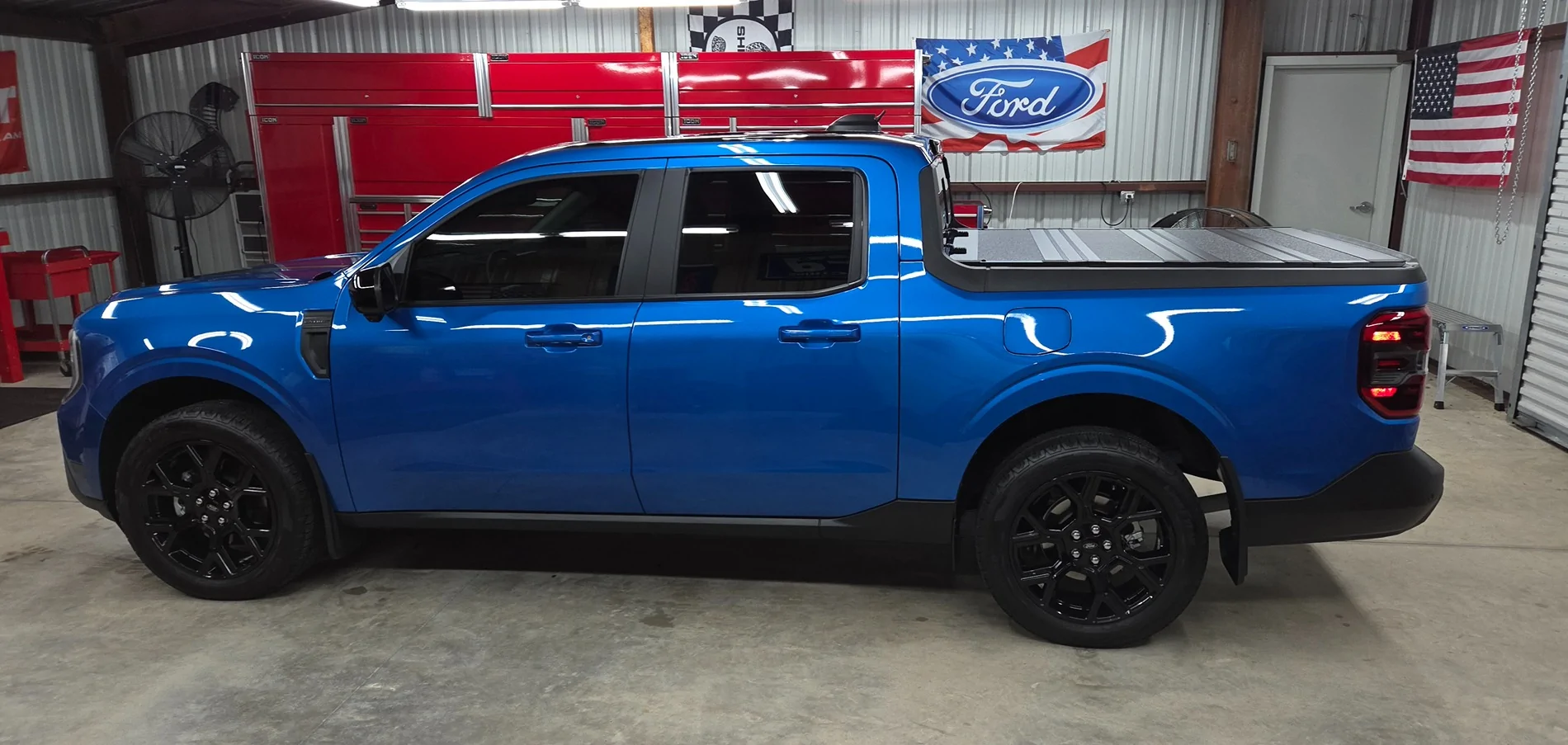 Ford Maverick 13k Mile Hybrid Lariat 4k Velocity Blue Check In 1000010692