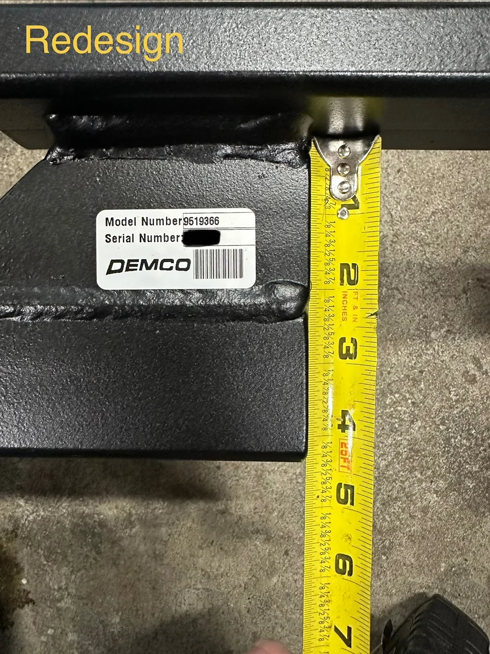 Ford Maverick New Demco Baseplate for 2025 Lariat Hybrid installed IMG_9572
