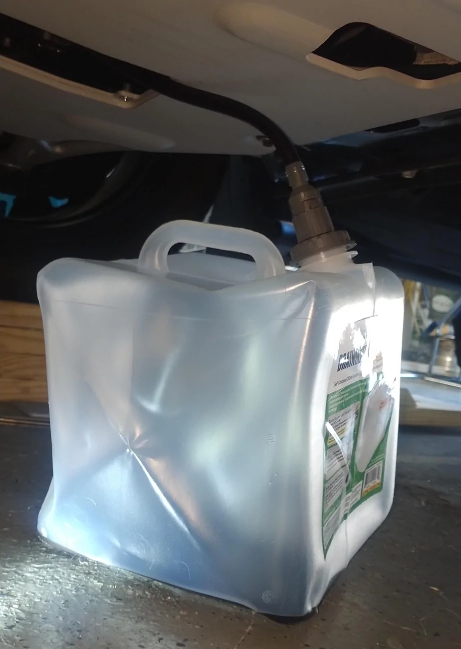 Ford Maverick Hybrid oil change with Valvo-max and Rival skid plate IMG_20251220_133410
