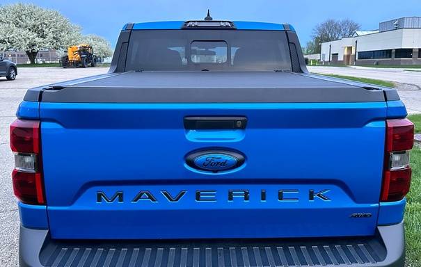 Ford Maverick 13k Mile Hybrid Lariat 4k Velocity Blue Check In MAv