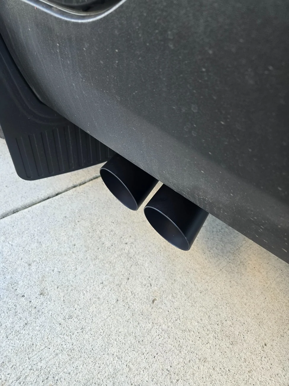 Ford Maverick MagnaFlow cat-back exhaust installed pictures & sound clip videos 20251220_152745