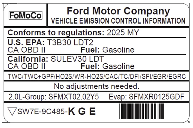 Ford Maverick 2025 Ecoboost with a GPF 25mavveci