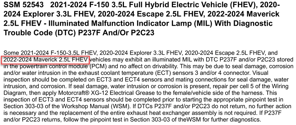Ford Maverick OBD code P237F 1766867832017-3u