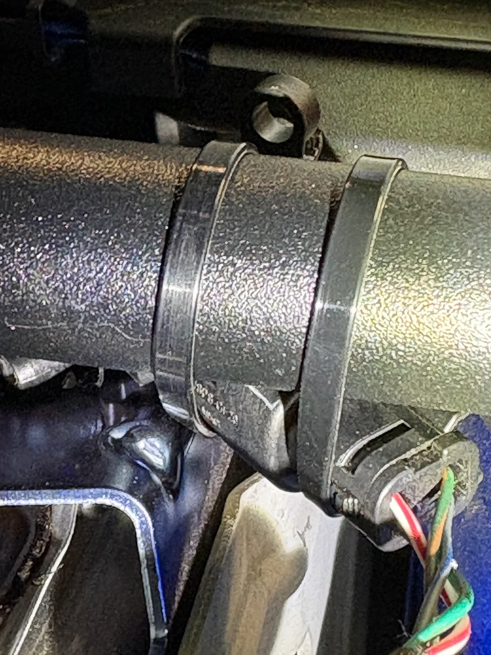 Ford Maverick Steeda Strut Tower Brace - Black (2020-2025) installed IMG_2122