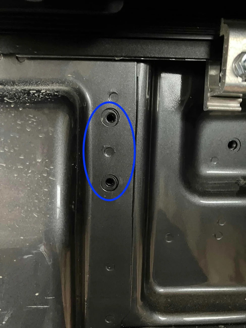 Ford Maverick Mystery Holes in Bed Sides holes clos
