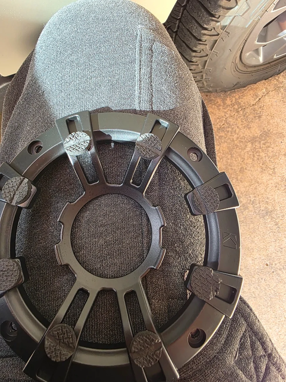 Ford Maverick Finally stopped the rear speaker rattle issue foam pads on grills