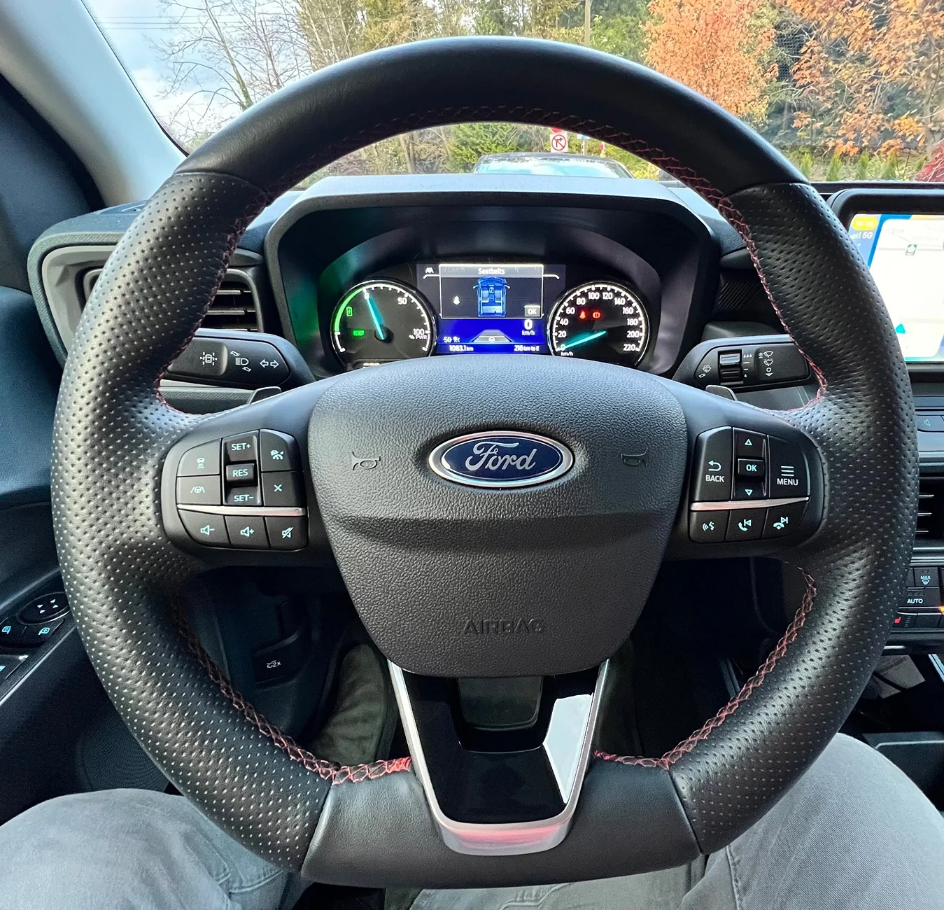 Ford Maverick Flat Bottom Steering Wheel IMG_5661