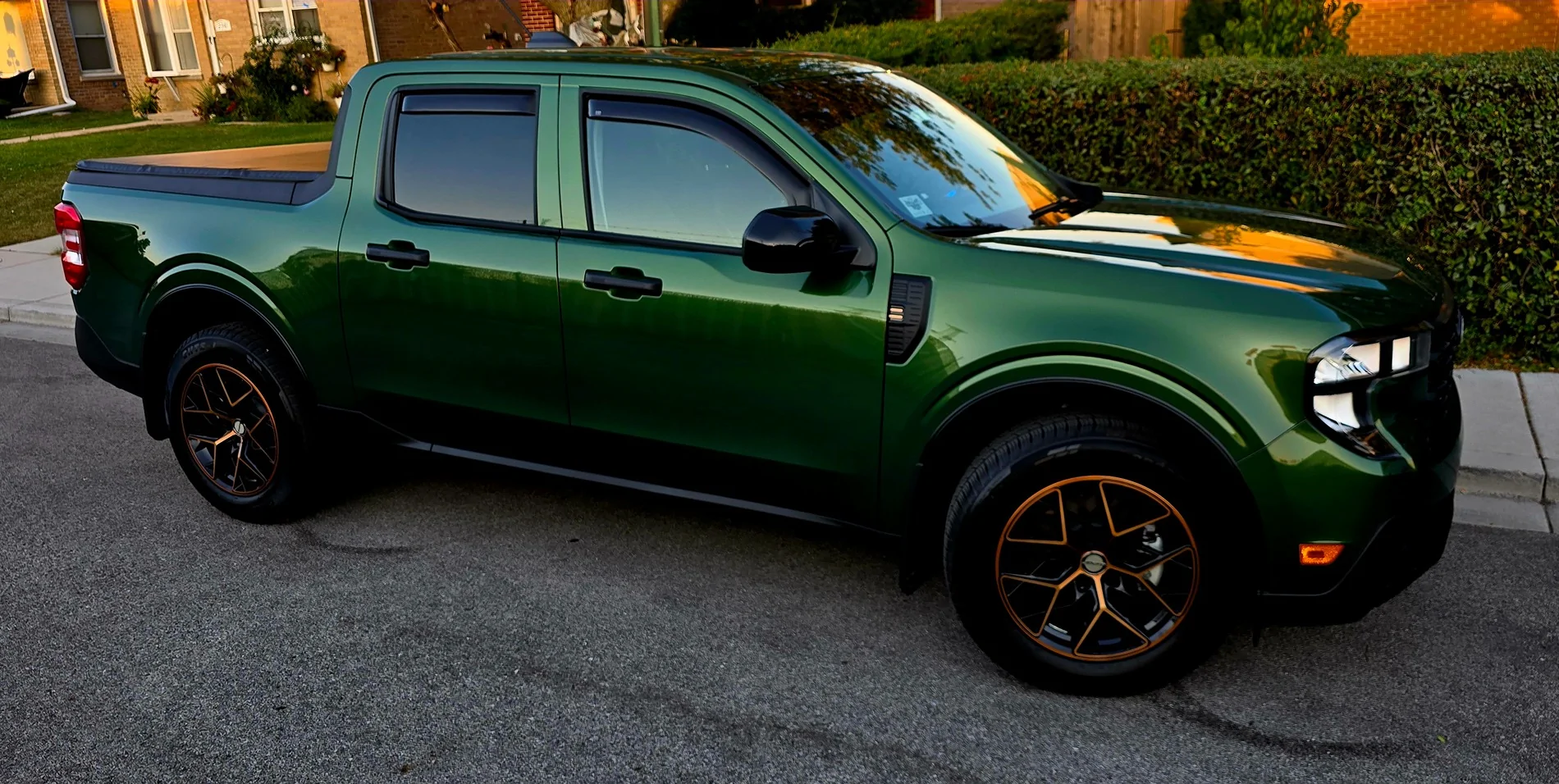 Ford Maverick Removed the Black overlay on the B-C Pillars 20251005_180646