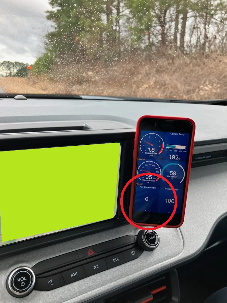 Ford Maverick A/C in winter ac