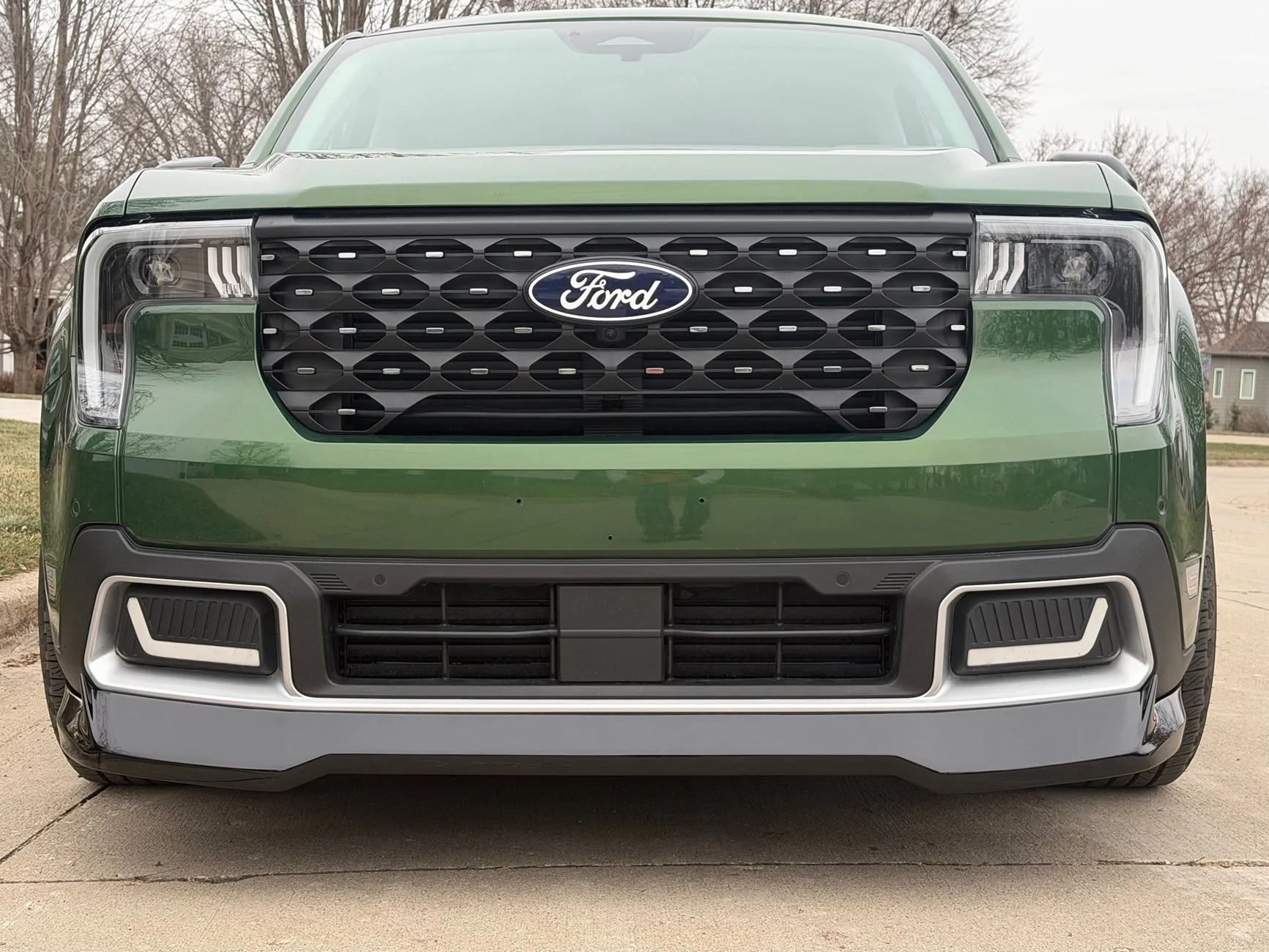 Ford Maverick Custom 3D printed front lip for 25+ Lariat/XLT! IMG_3965