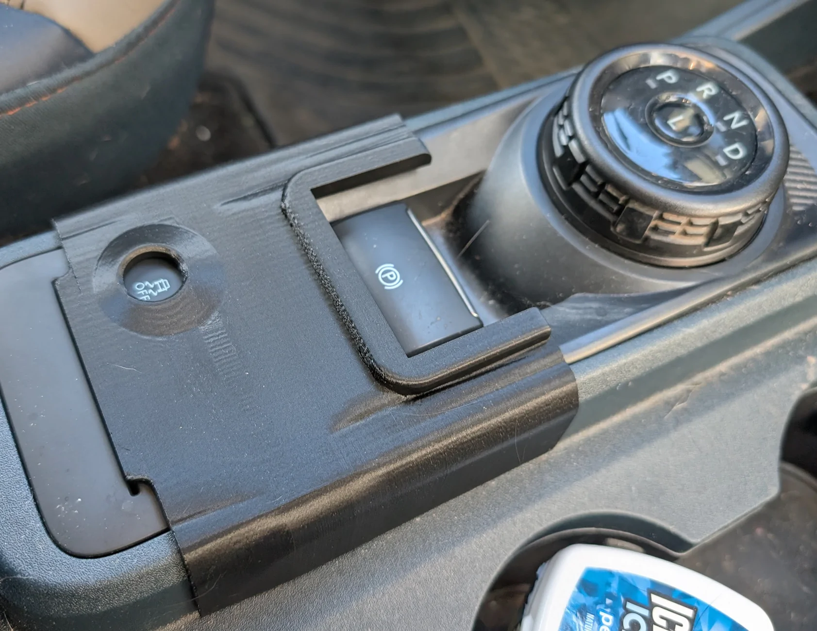 Ford Maverick 3D printable center console shroud to prevent accidental nudges PXL_20260103_233841156