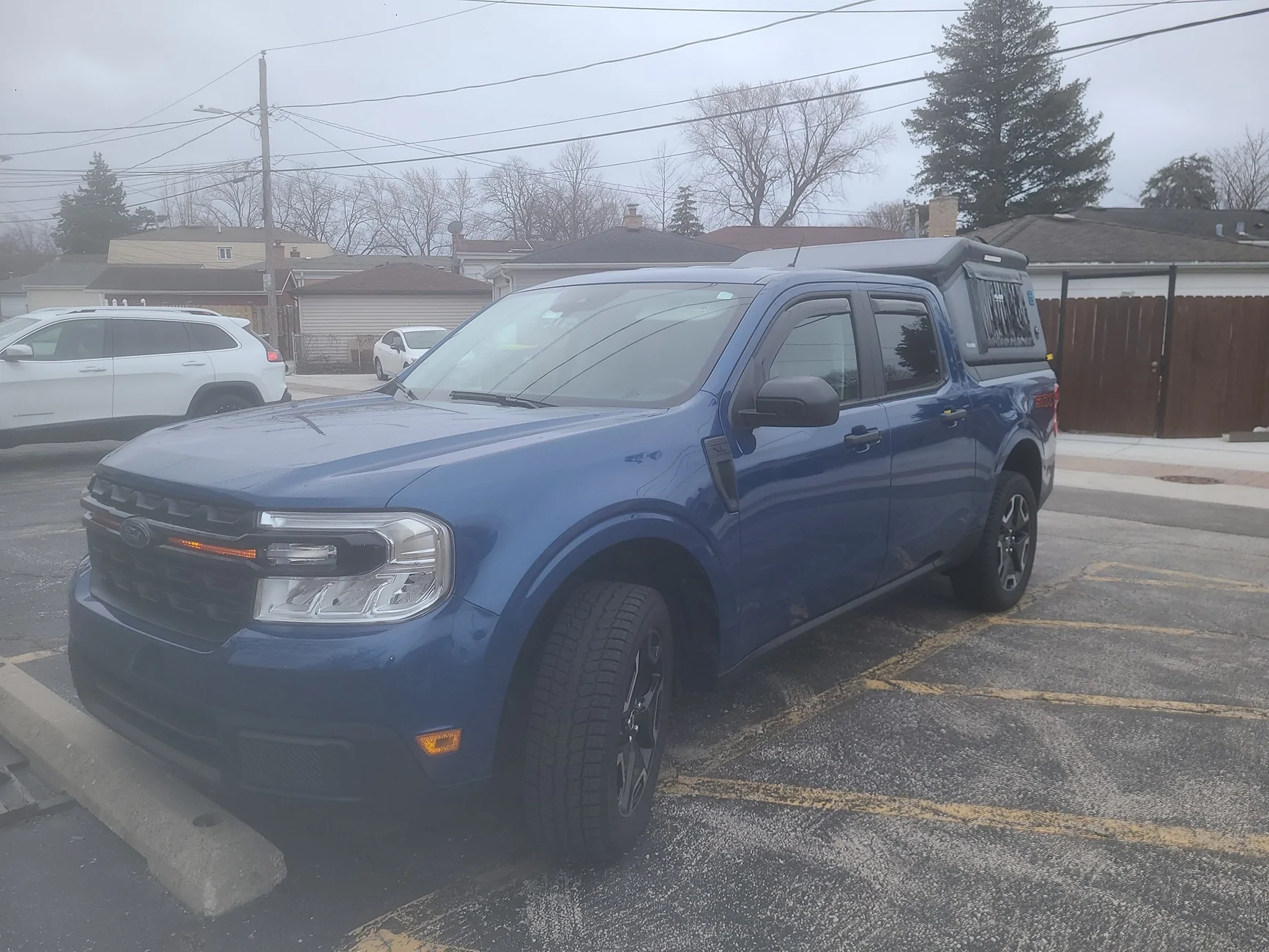 Ford Maverick Holiday Travel Trailer Tow Trip - Weight / MPG stats & Experience 20240223_164905