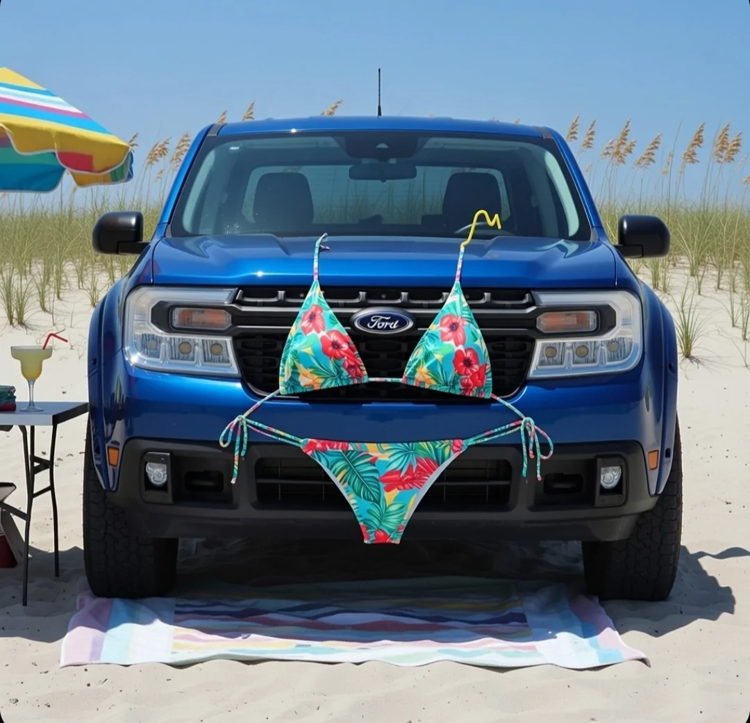 Ford Maverick Hey @Grok, put a bikini on my truck. (Front-End Friday Edition) 13648