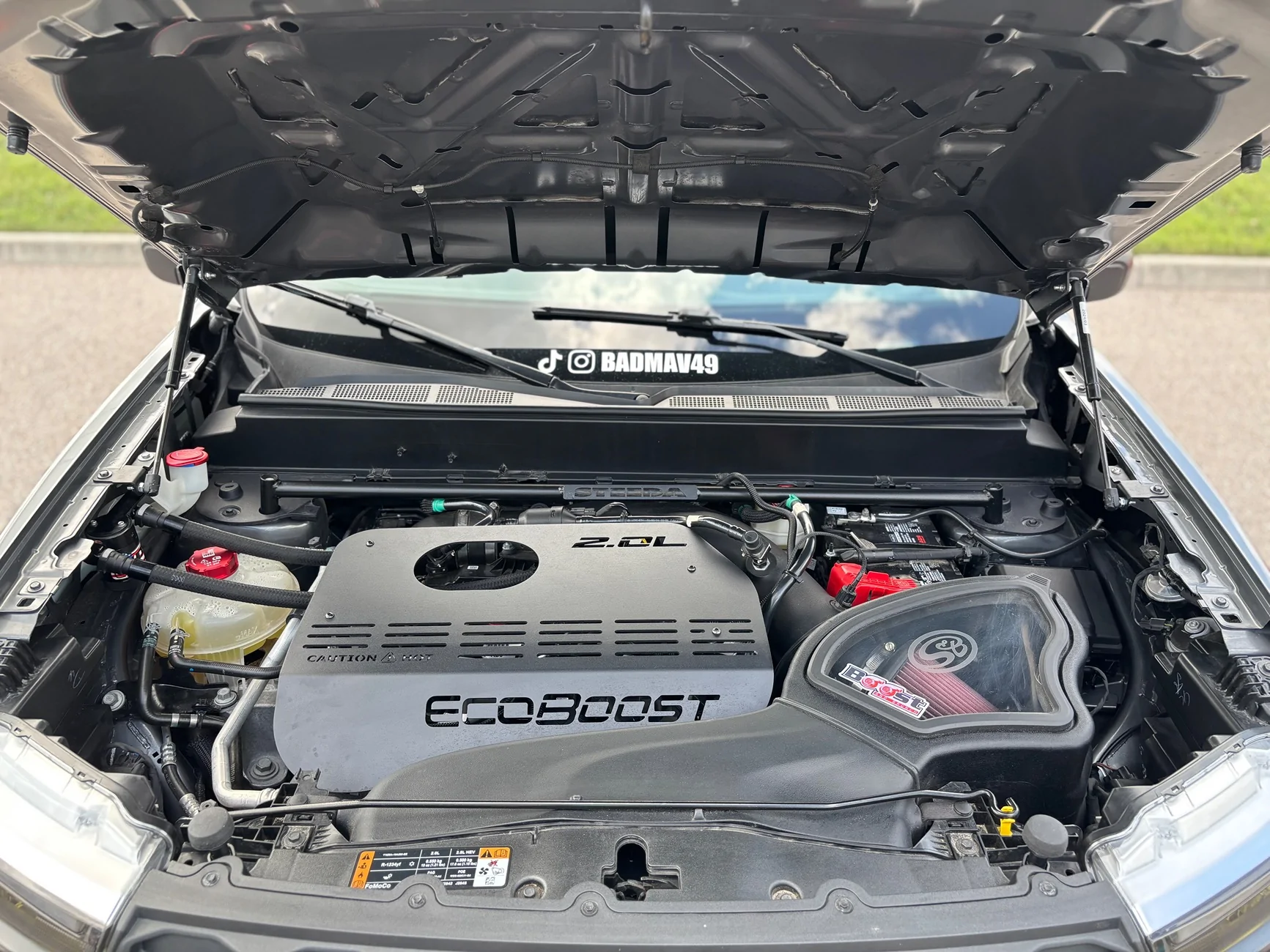 Ford Maverick Little flairs added on 2024 Maverick EcoBoost XLT FX4 Build IMG_2378