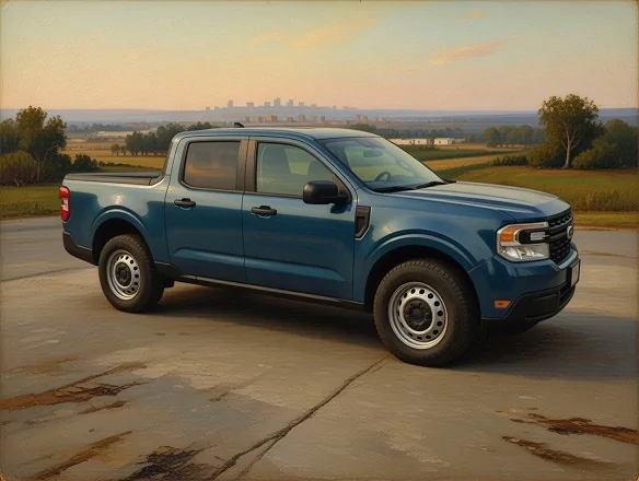 Ford Maverick Post an AI generated image of your Maverick Blu-on-Grok50