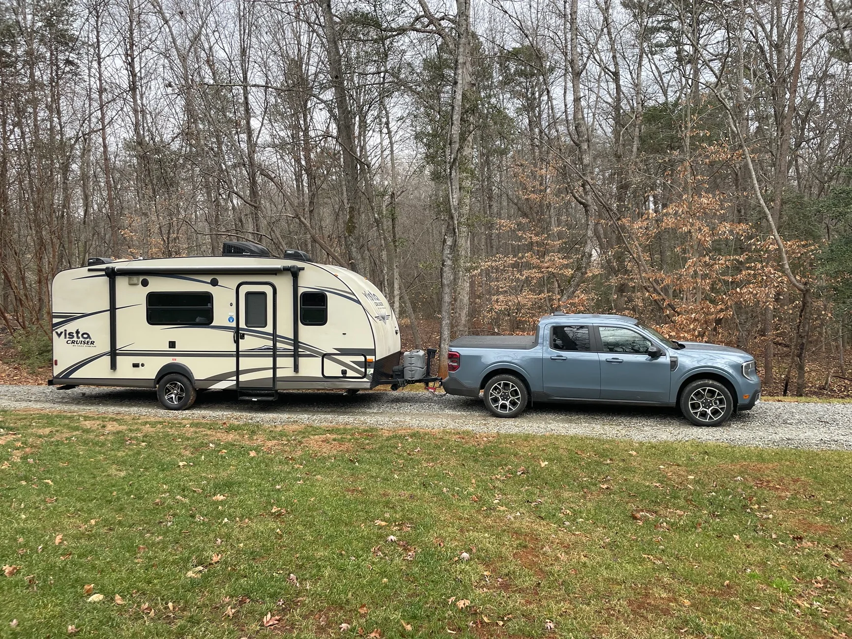 Ford Maverick How large of a camper have you towed with a 4K hybrid Maverick? IMG_2758